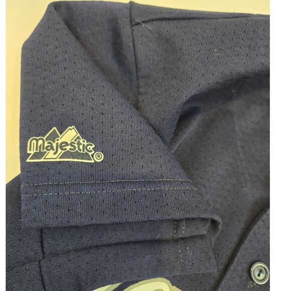 MLB New York Yankees Jeter 2 Baseball Jersey Majestic Boys Large Made in USA - Picture 5 of 6